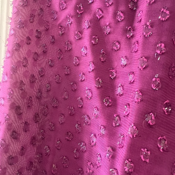 Anthropologie Purple Puff-Sleeve Shimmer Sweater Small - Picture 6 of 8